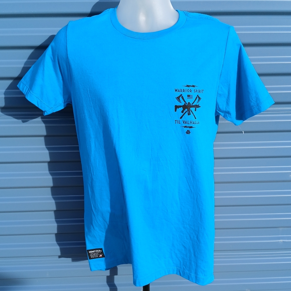 New HOWITZER PATRIOT MFG Warrior Spirit T shirt size Medium